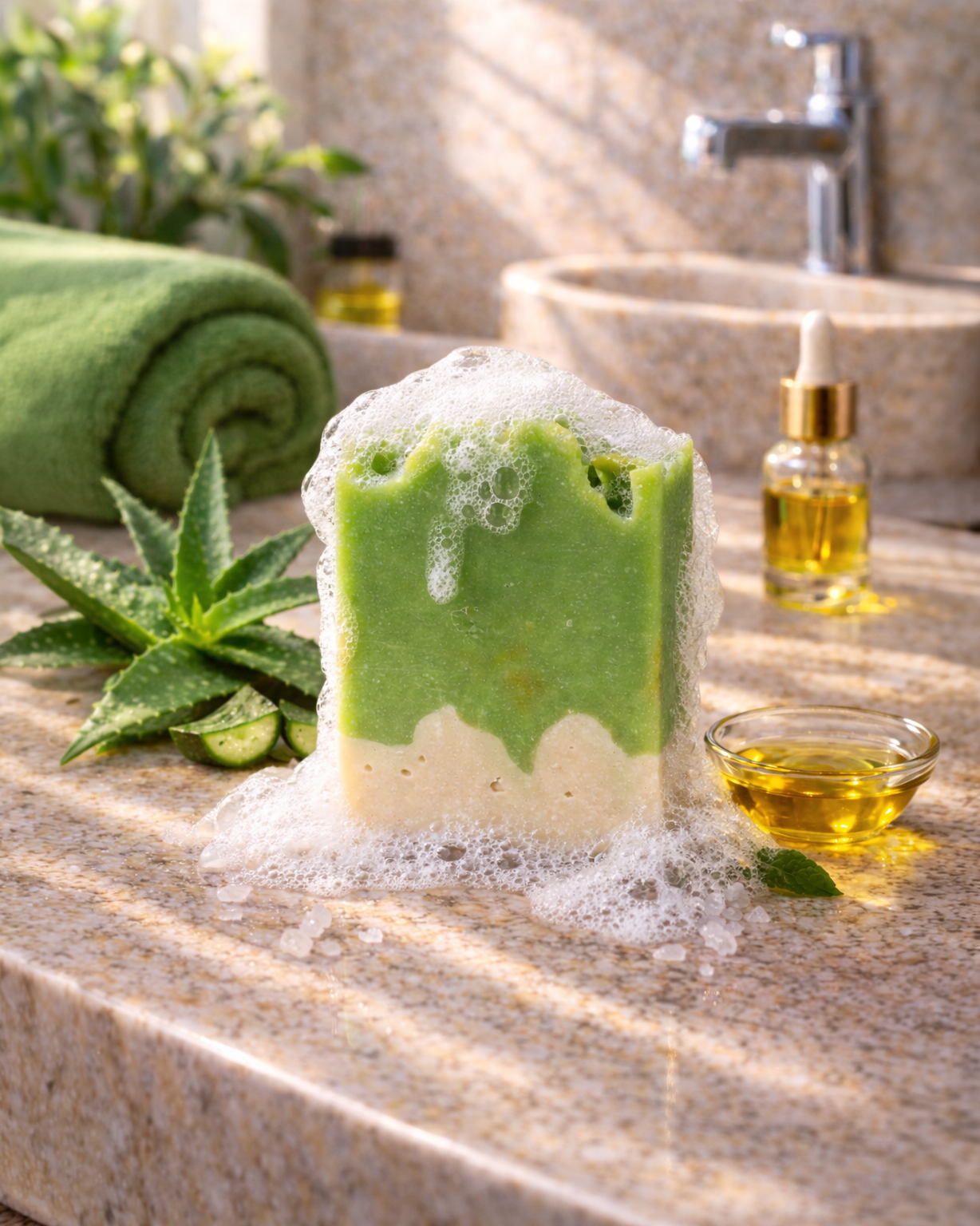 Blumbea Aloe Kiss Soap Bar