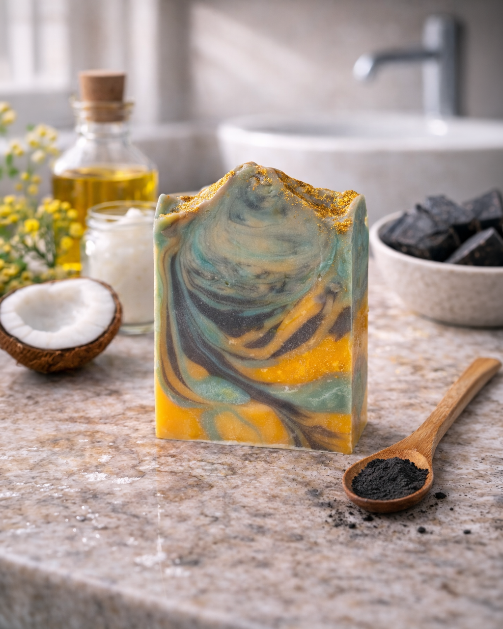 Blumbea Blacksplash Soap Bar Deep Clean Pure Glow