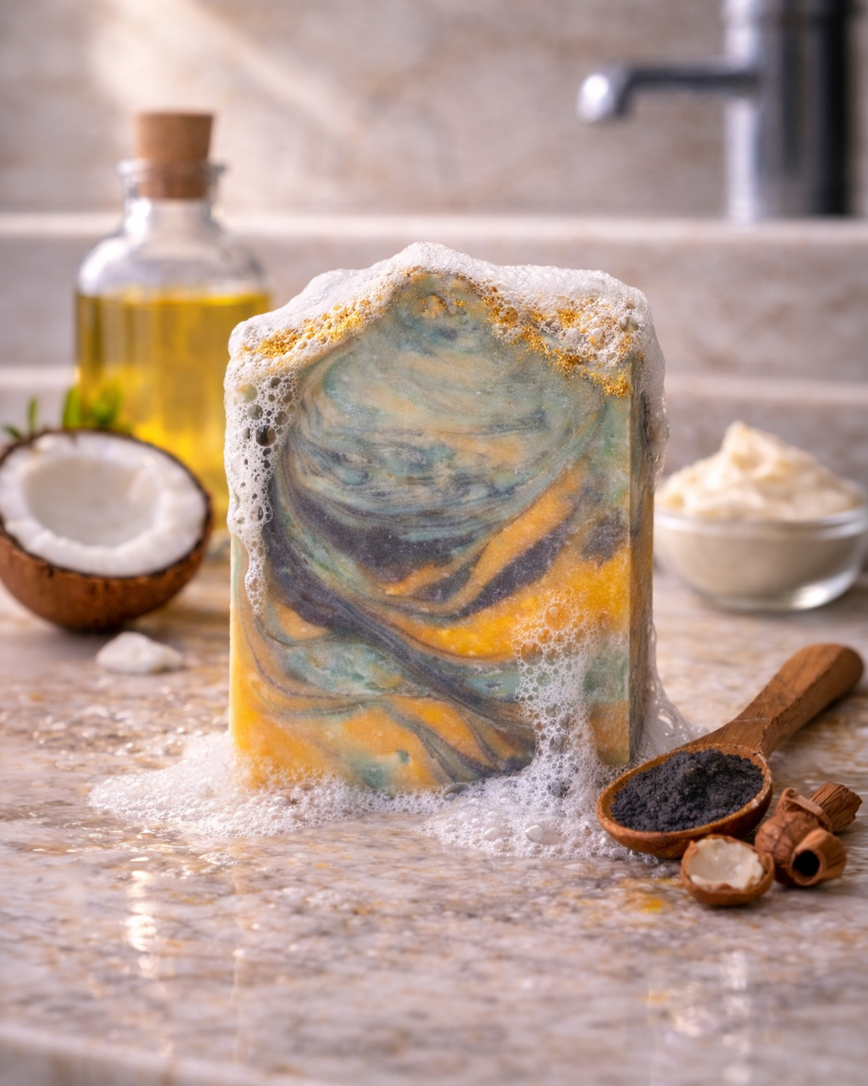 Blumbea Blacksplash Soap Bar Deep Clean Pure Glow