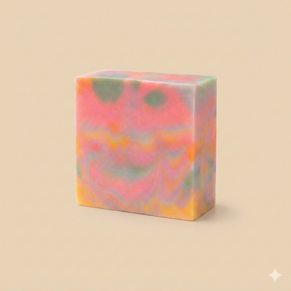 Blumbea Herbal Pink Rainbow Soap Bar