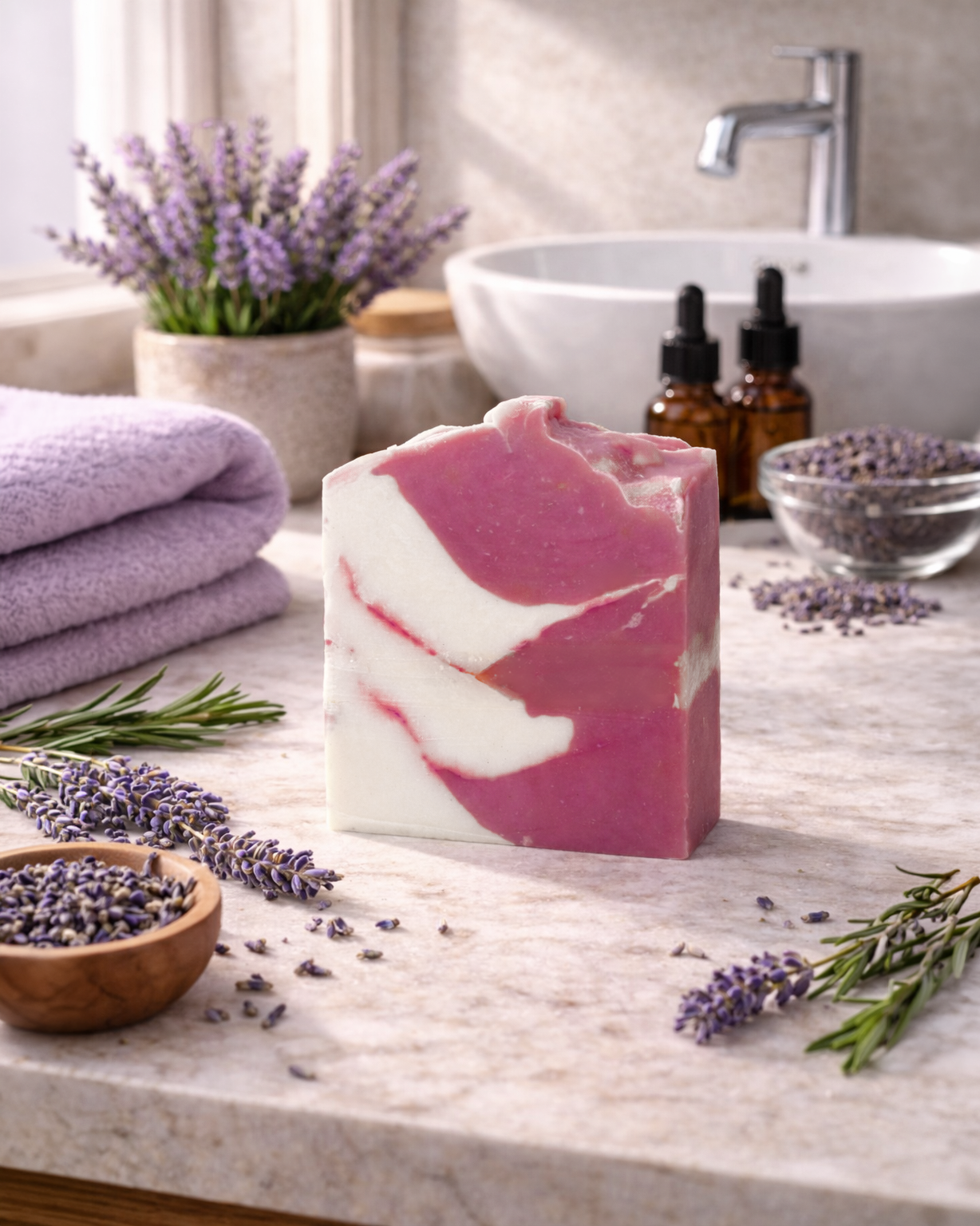 Blumbea Herbal Lavender Soap Bar