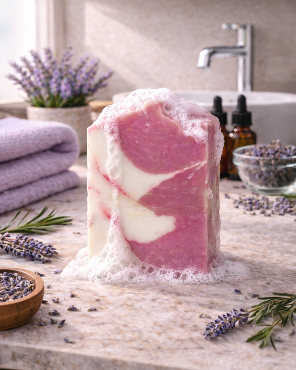 Blumbea Herbal Lavender Soap Bar