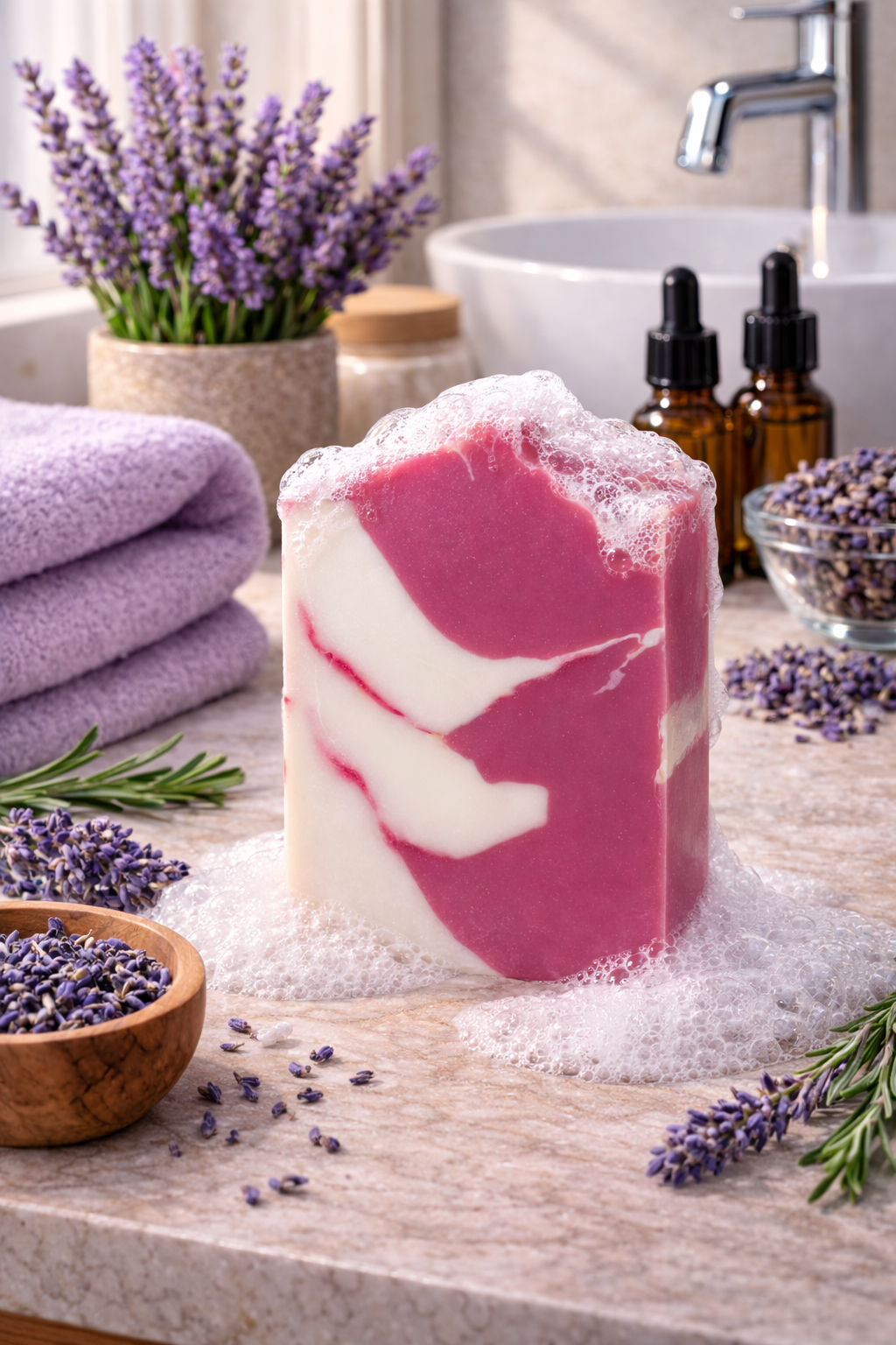 Blumbea Herbal Lavender Soap Bar