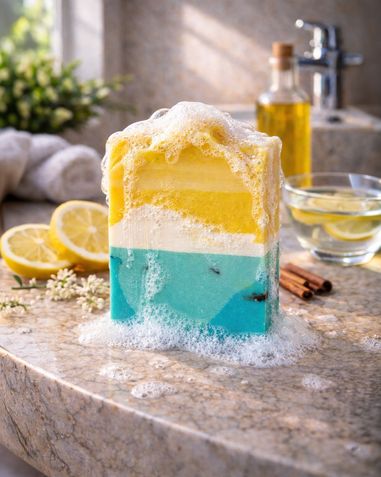 Blumbea Lemon Pop Soap Bar