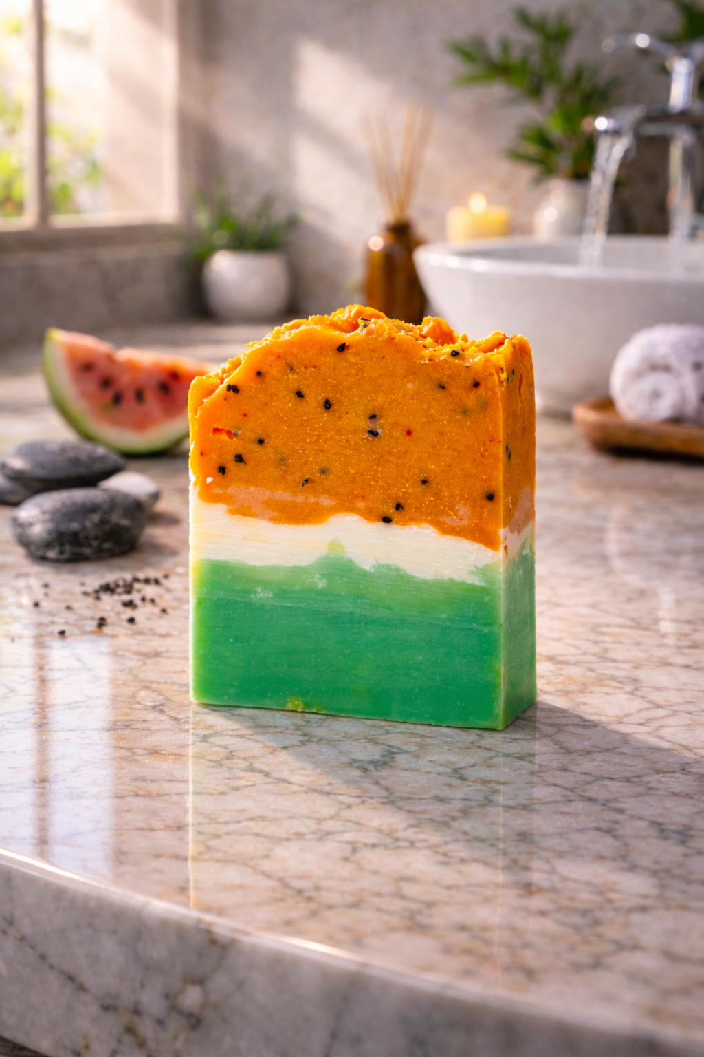 Blumbea Watermelon + Kalwanji Soap Bar